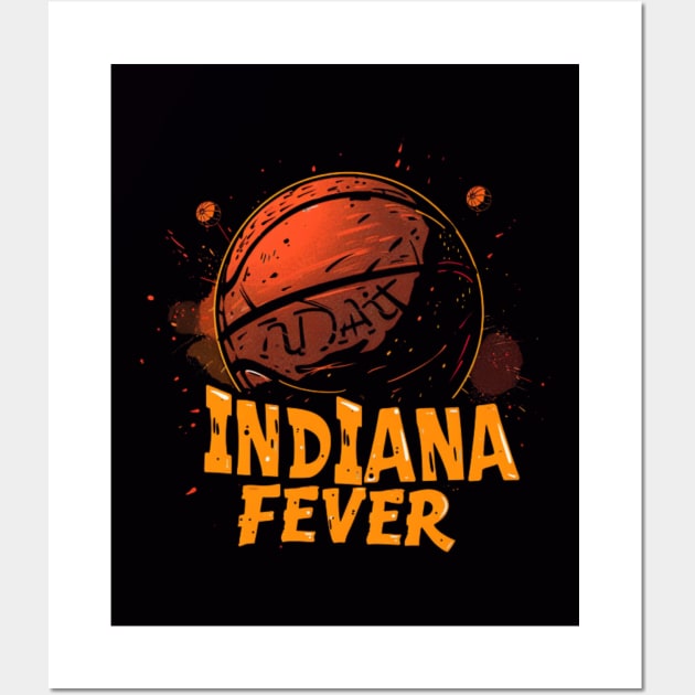 Indiana Fever, Caitlin Clark Wall Art by Pattyld